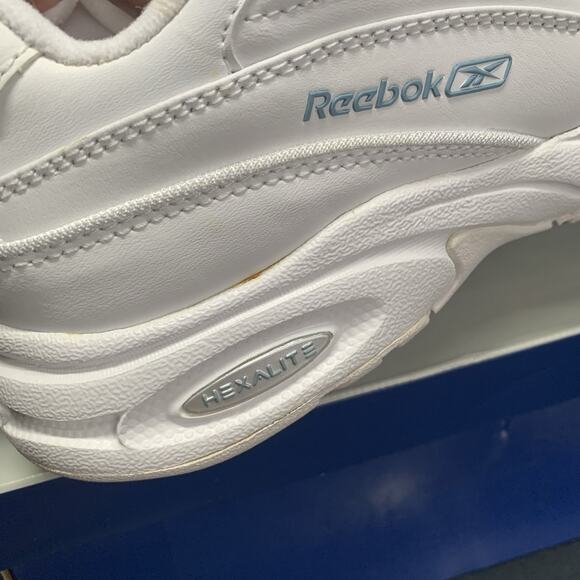 Reebok Women’s Walking Shoes Gratify Ultra Size 8.5 Wide White Leather Shoes - Picture 5 of 14